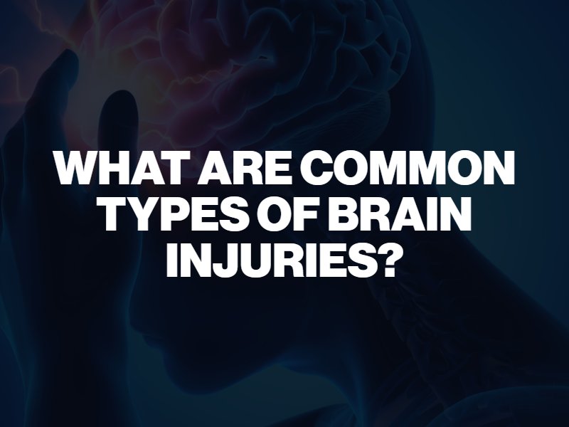 What are common types of brain injuries?