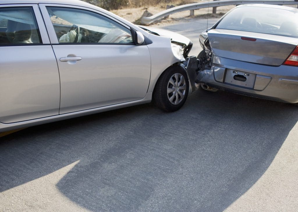 Rear end accident in Arizona