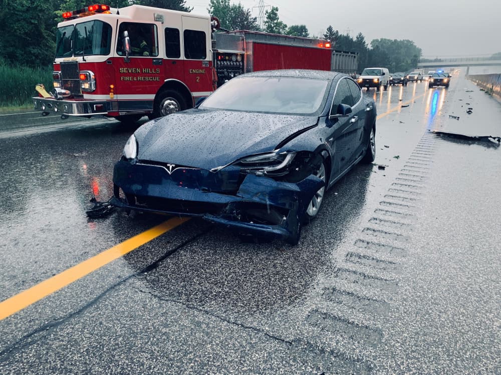 Electric cars introduce new potential hazards in an accident