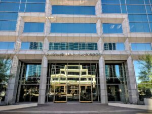 Gallagher & Kennedy Firm Building Entrance in Phoenix AZ