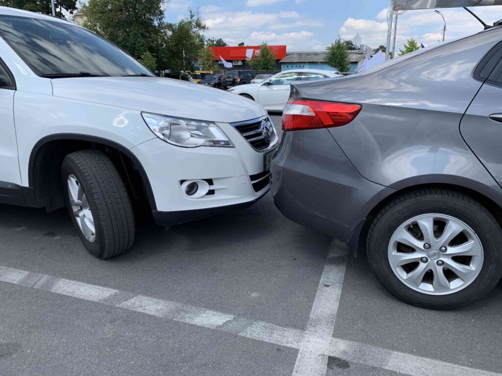 parking lot accident